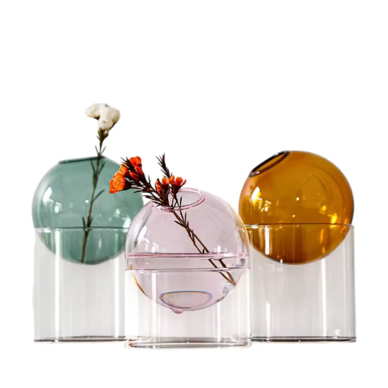 Celeste Glass Orb Vase