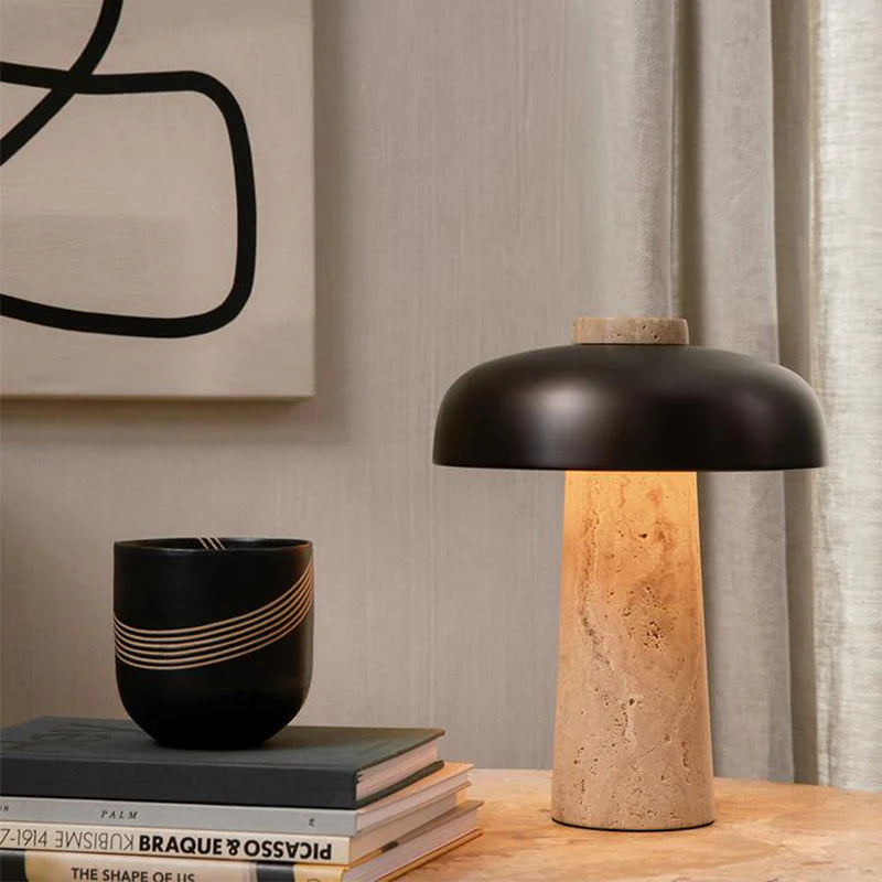 Stone & Bronze Harmony Lamp