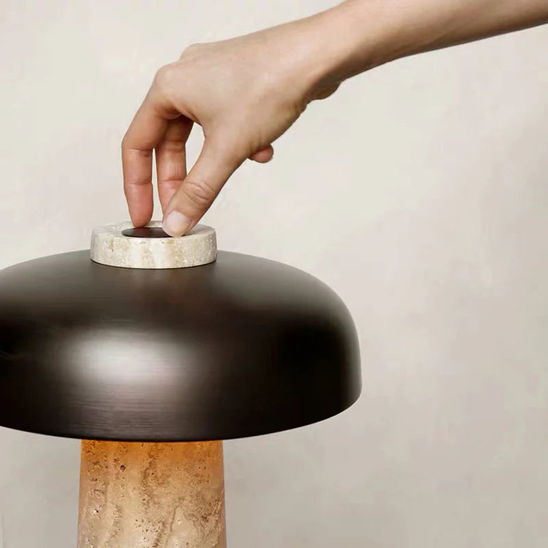 Stone & Bronze Harmony Lamp