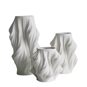 Modern 3D-Printed Ceramic Vase