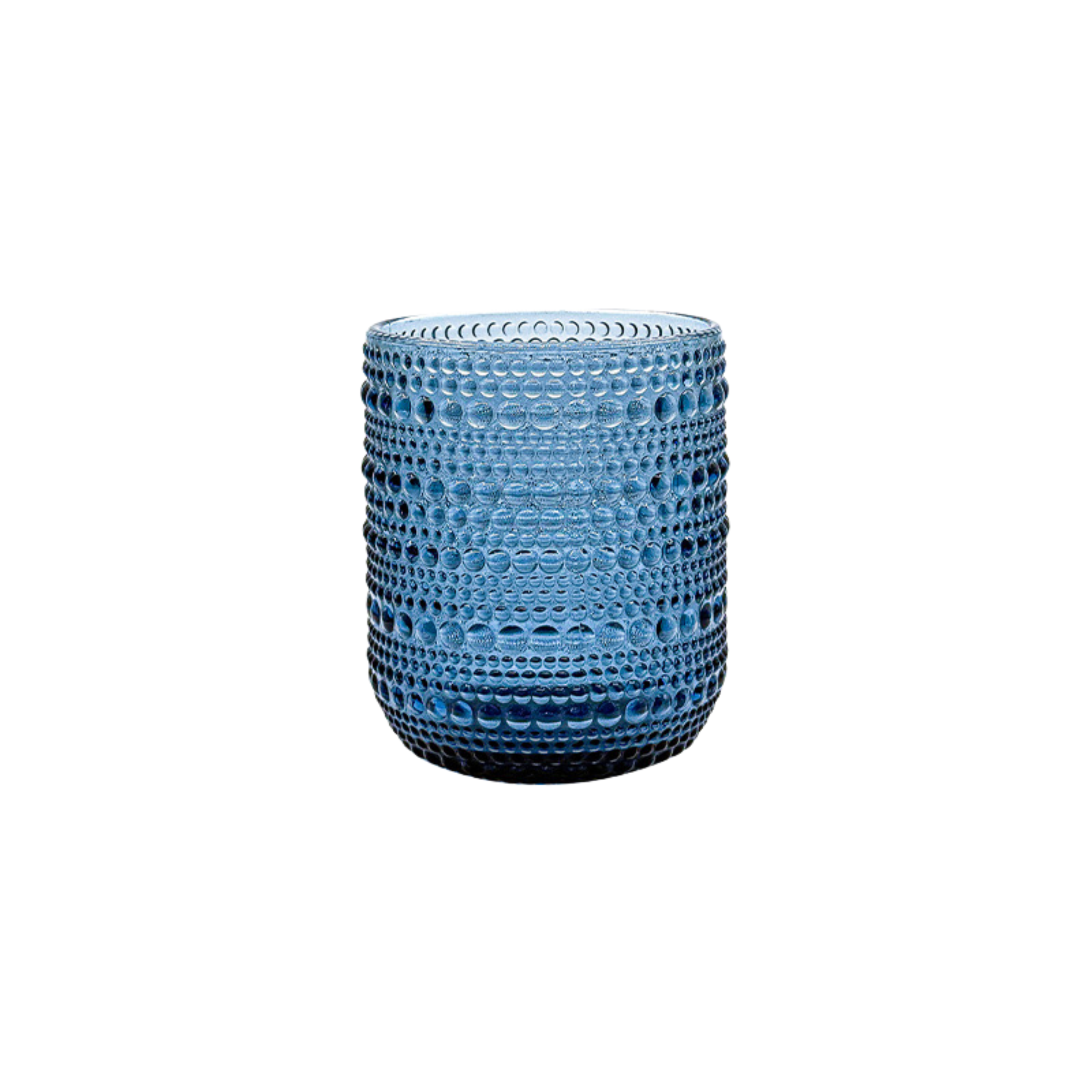 Colored Hobnail Drinking Glasses