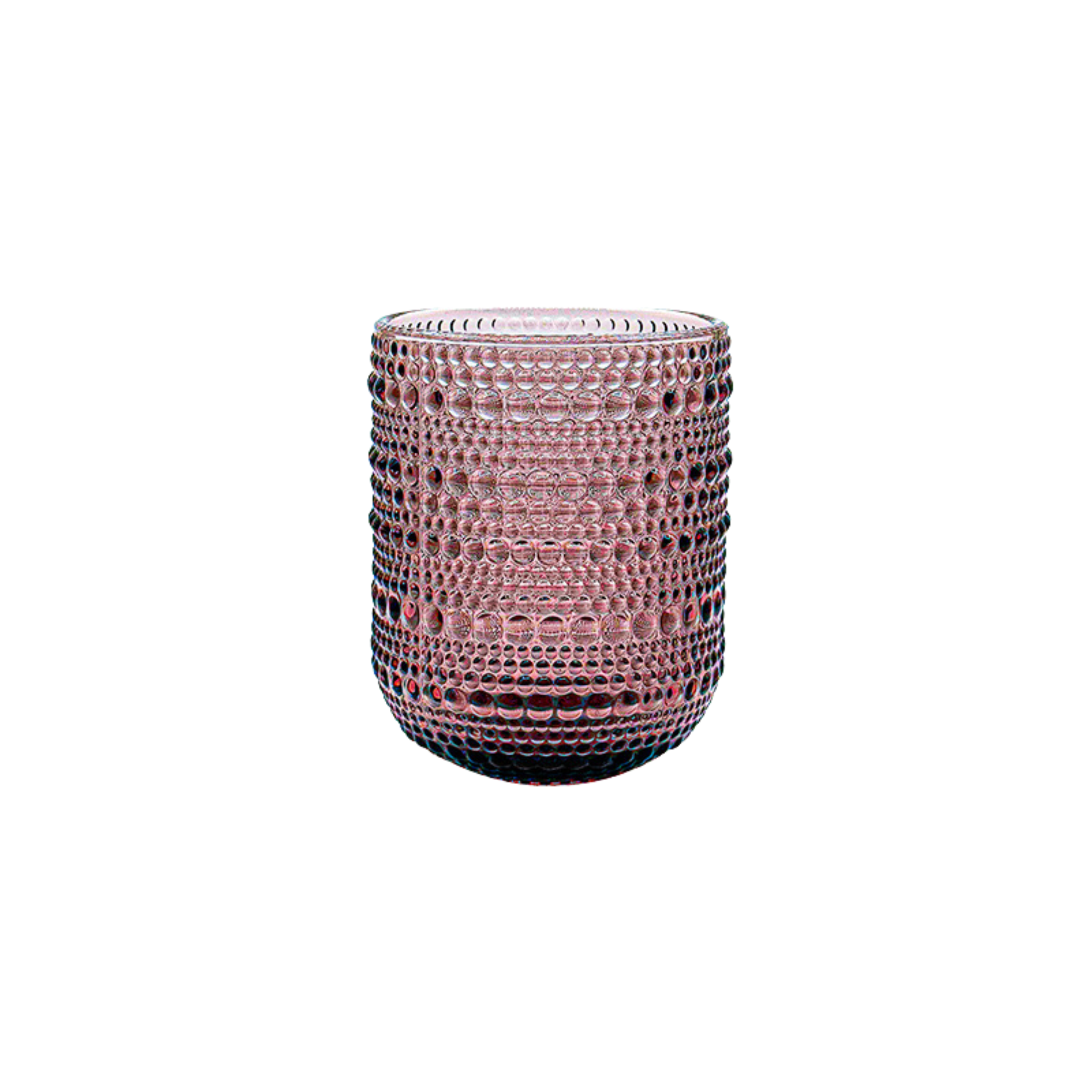 Colored Hobnail Drinking Glasses