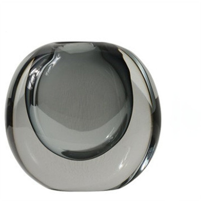 Modern Thick-Bottom Blown Glass Vase