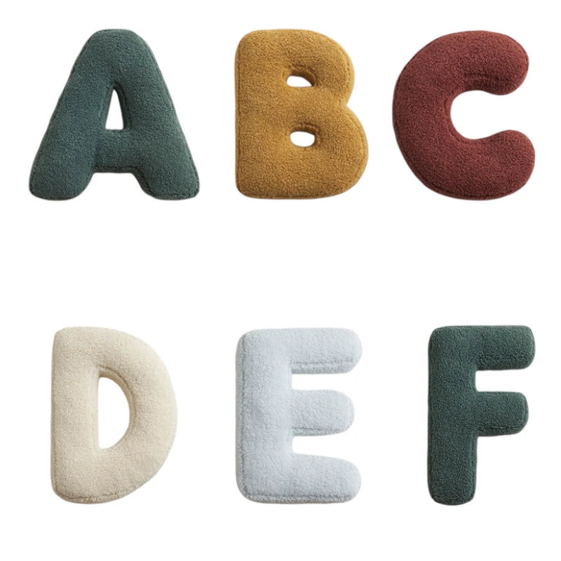 Alphabet Letter Pillow | A–Z Decorative Cushion