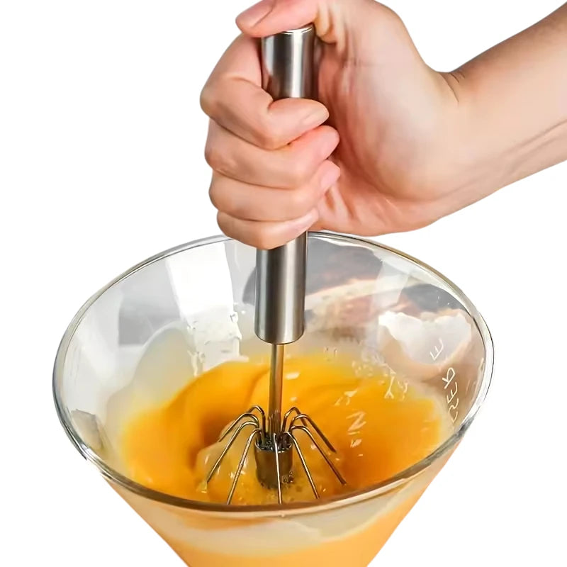 Semi-Automatic Rotary Egg Beater
