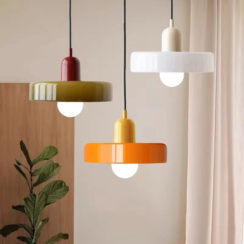 Colorful Glass Pendant Light