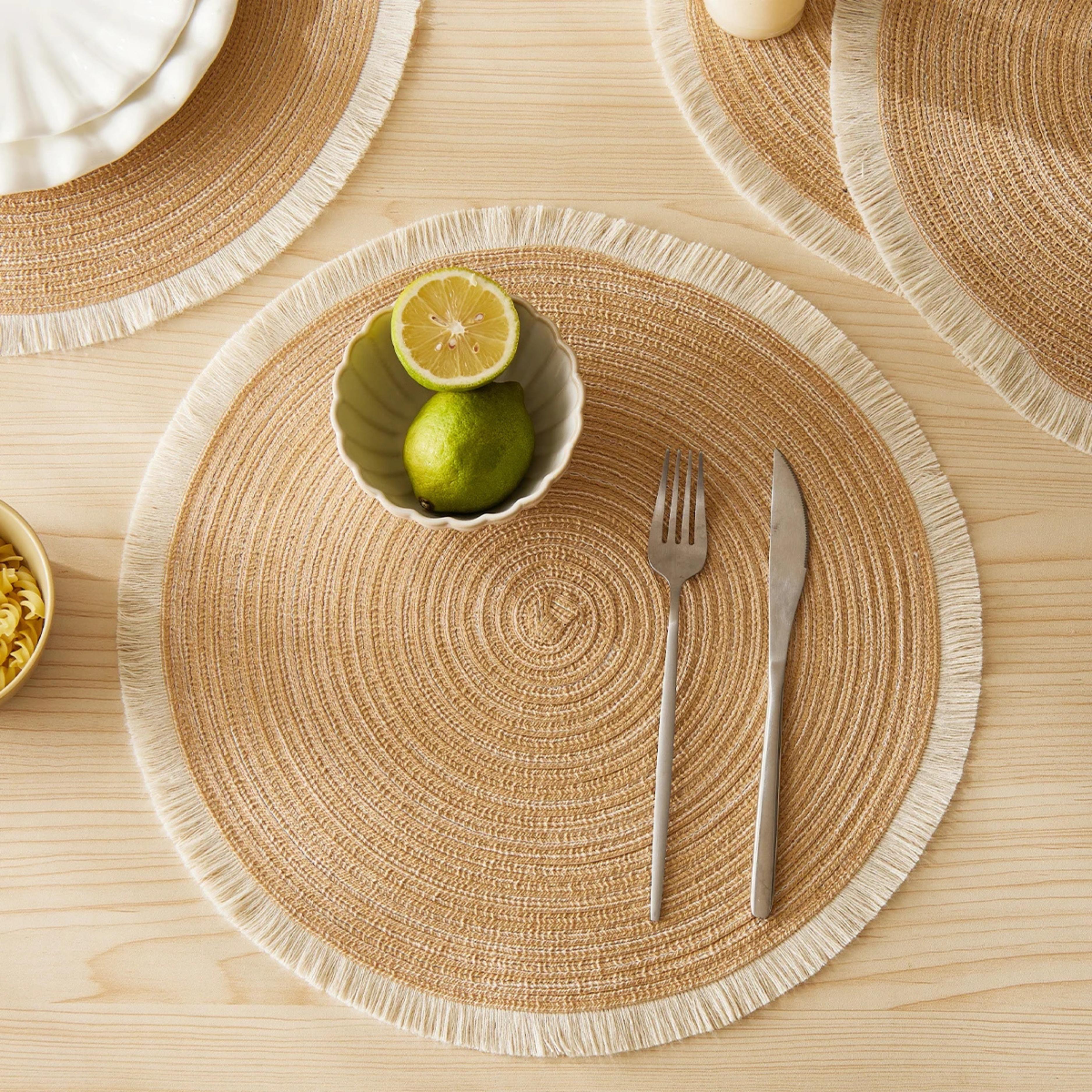 Round Placemats Set of 4 Table Mats
