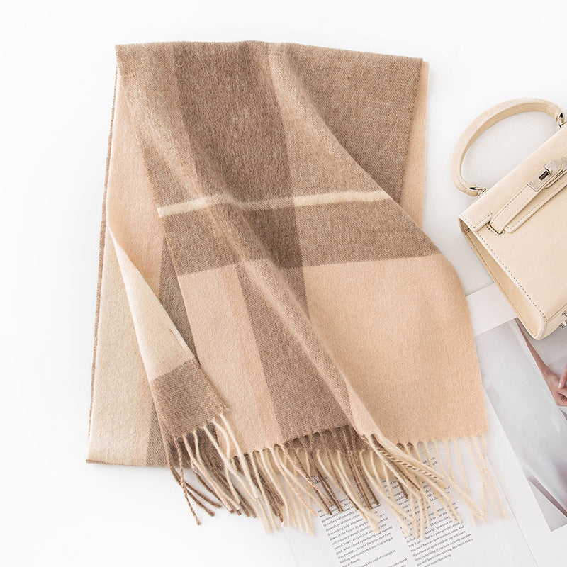 Wool Plaid Scarf