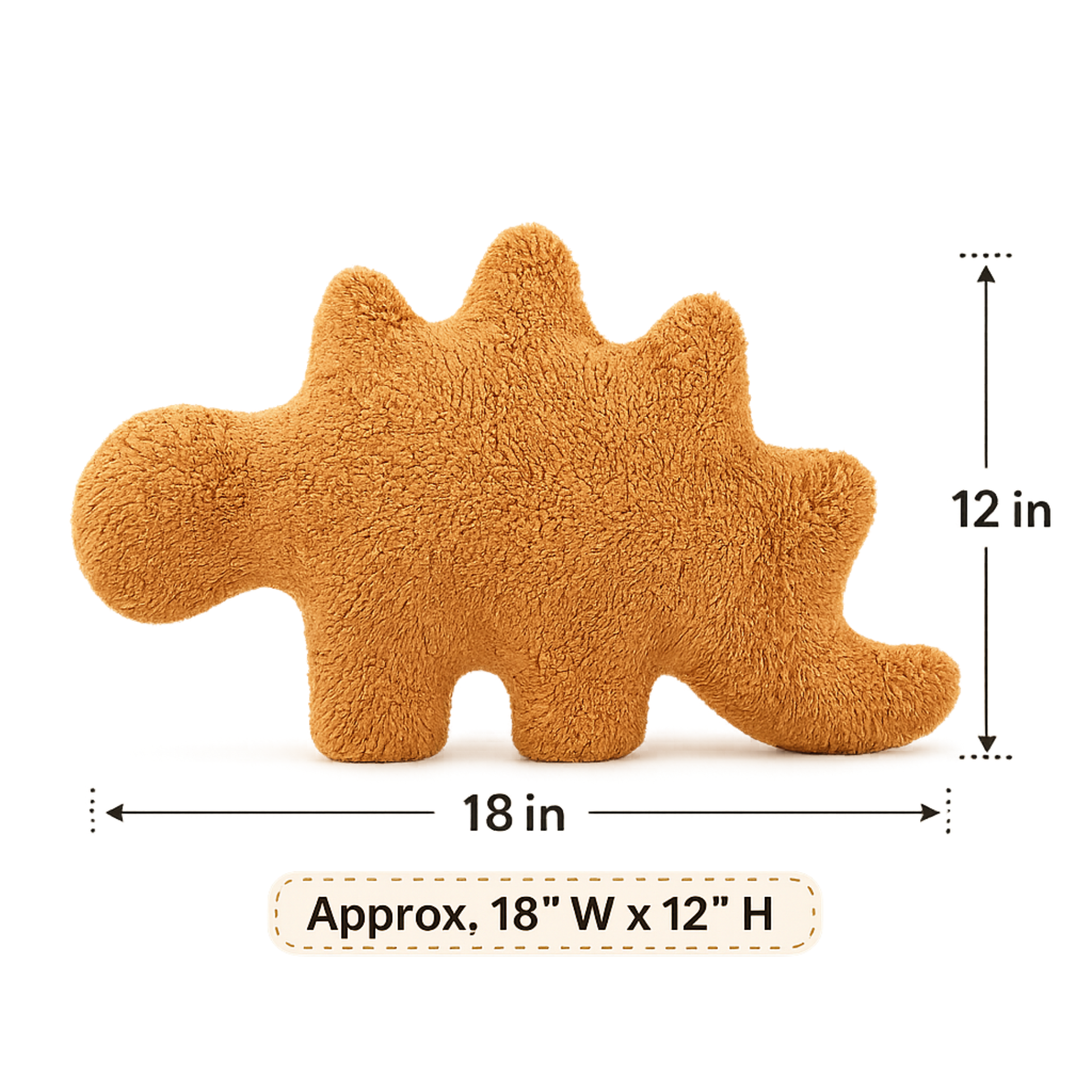 Dinosaur Nugget Plush Pillow