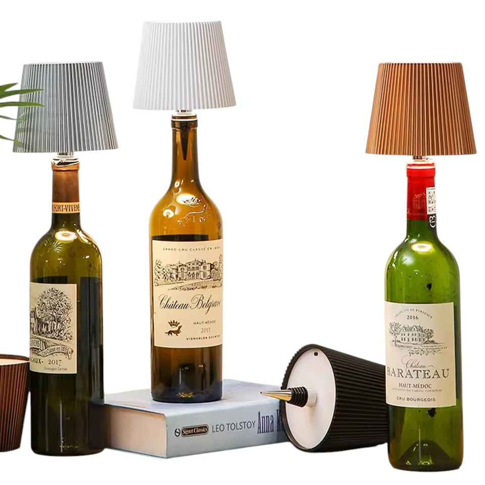 LED Rechargeable Wine Bottle Lamp