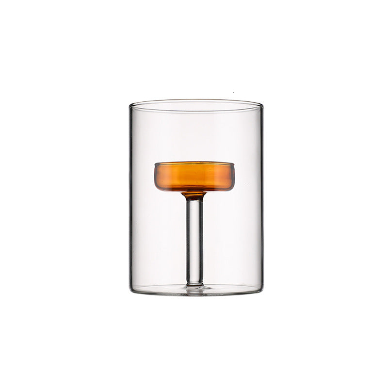 Modern Double Glass Candle Holder