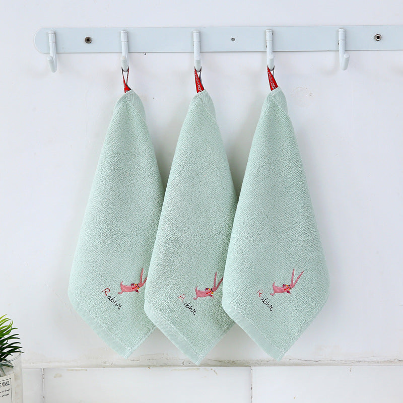 Children’s Cotton Hand Towel Set 3-Pack 25x25 cm with Hanging Loop