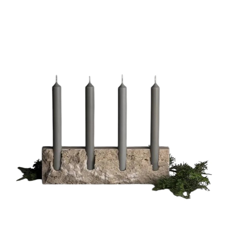 Natural Stone Candle Holder