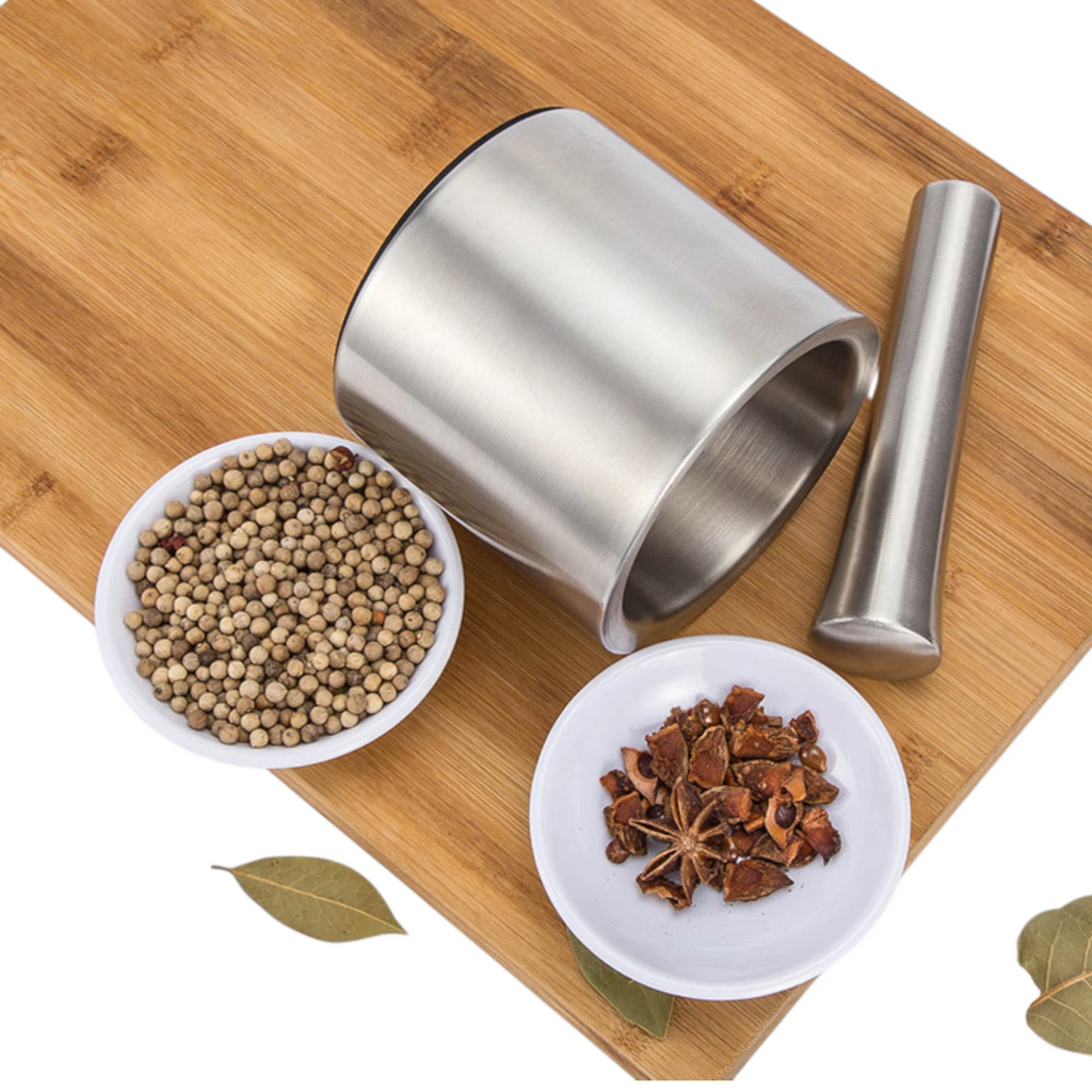 Mortar & Pestle | Heavy-Duty Manual Grinder