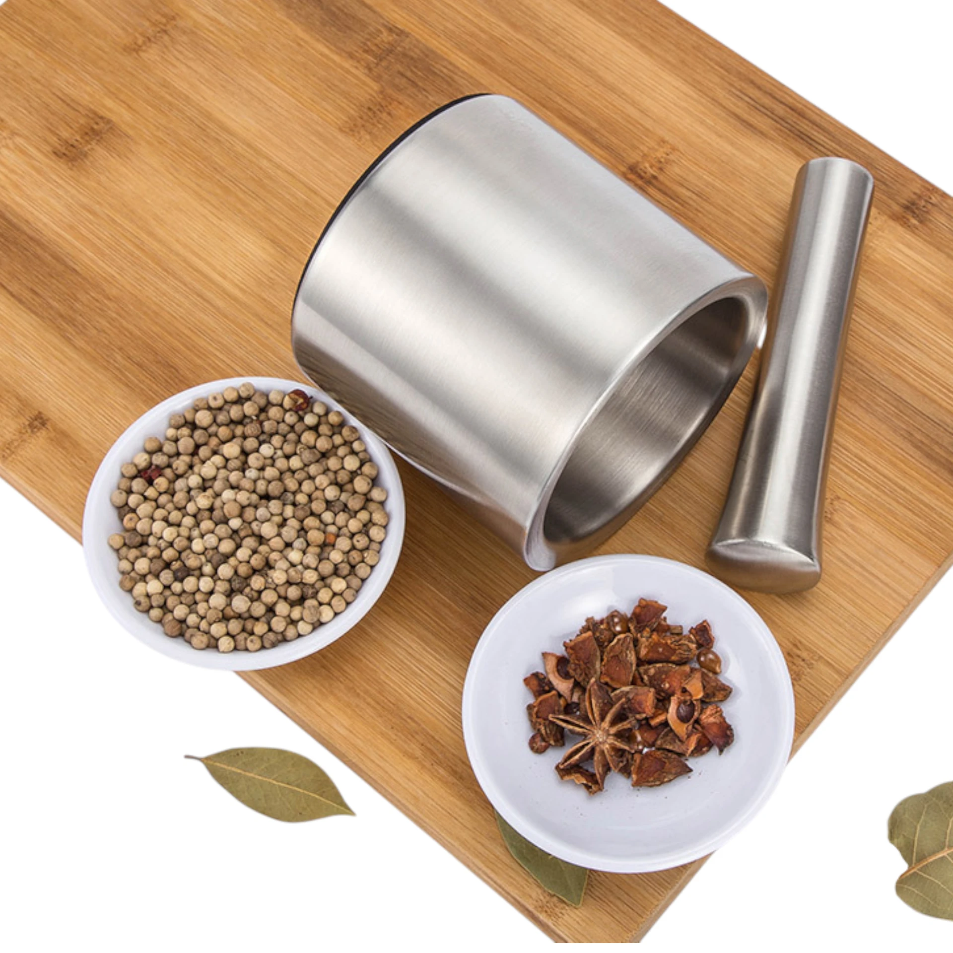 Mortar & Pestle | Heavy-Duty Manual Grinder