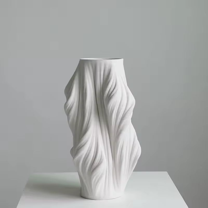Modern 3D-Printed Ceramic Vase