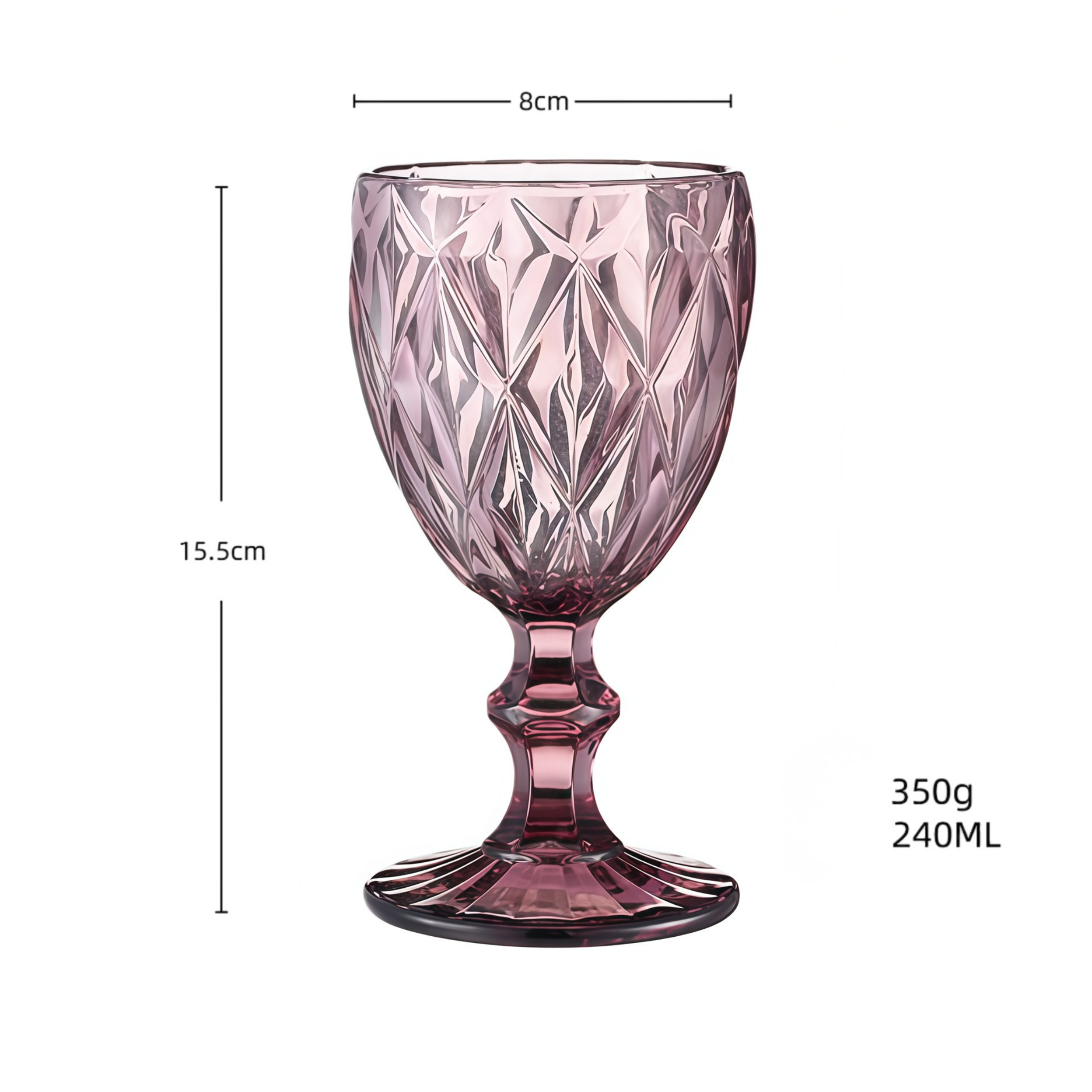 Vintage European Style Goblet Glass