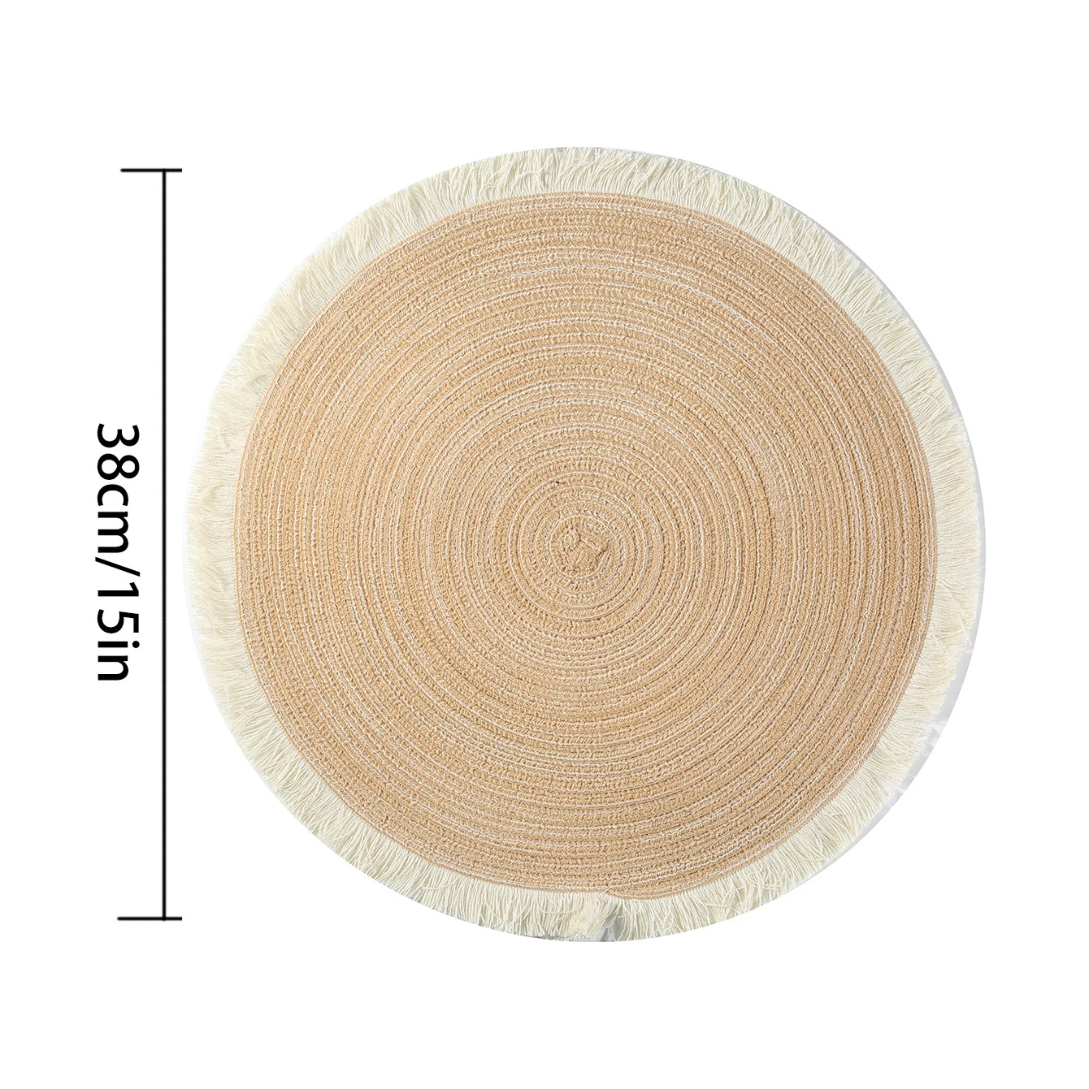 Round Placemats Set of 4 Table Mats