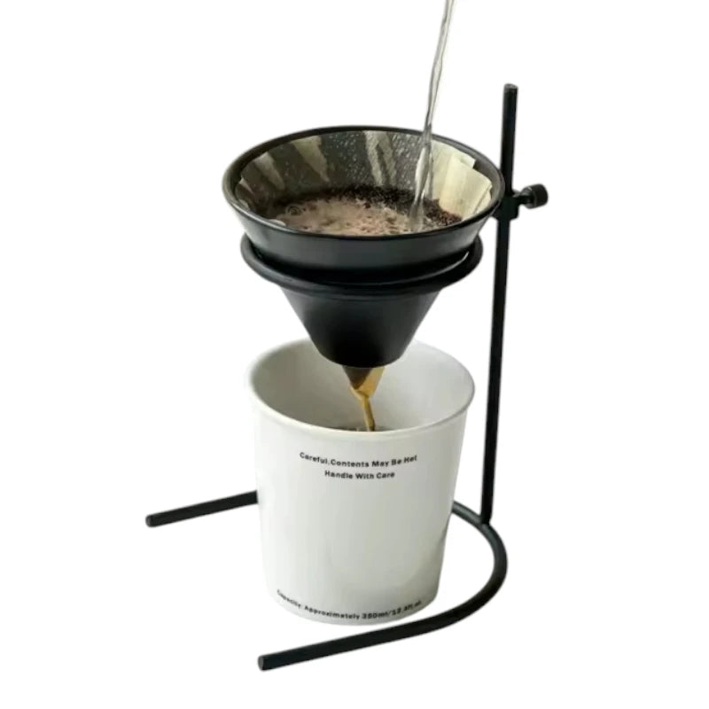 Modern Japanese Slow Coffee Brewer Stand Set