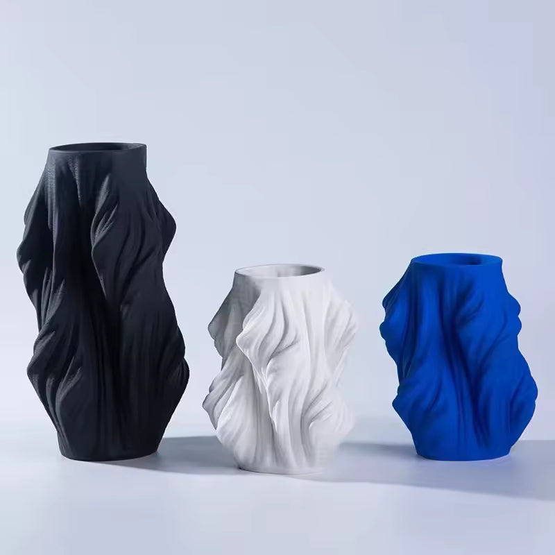 Modern 3D-Printed Ceramic Vase
