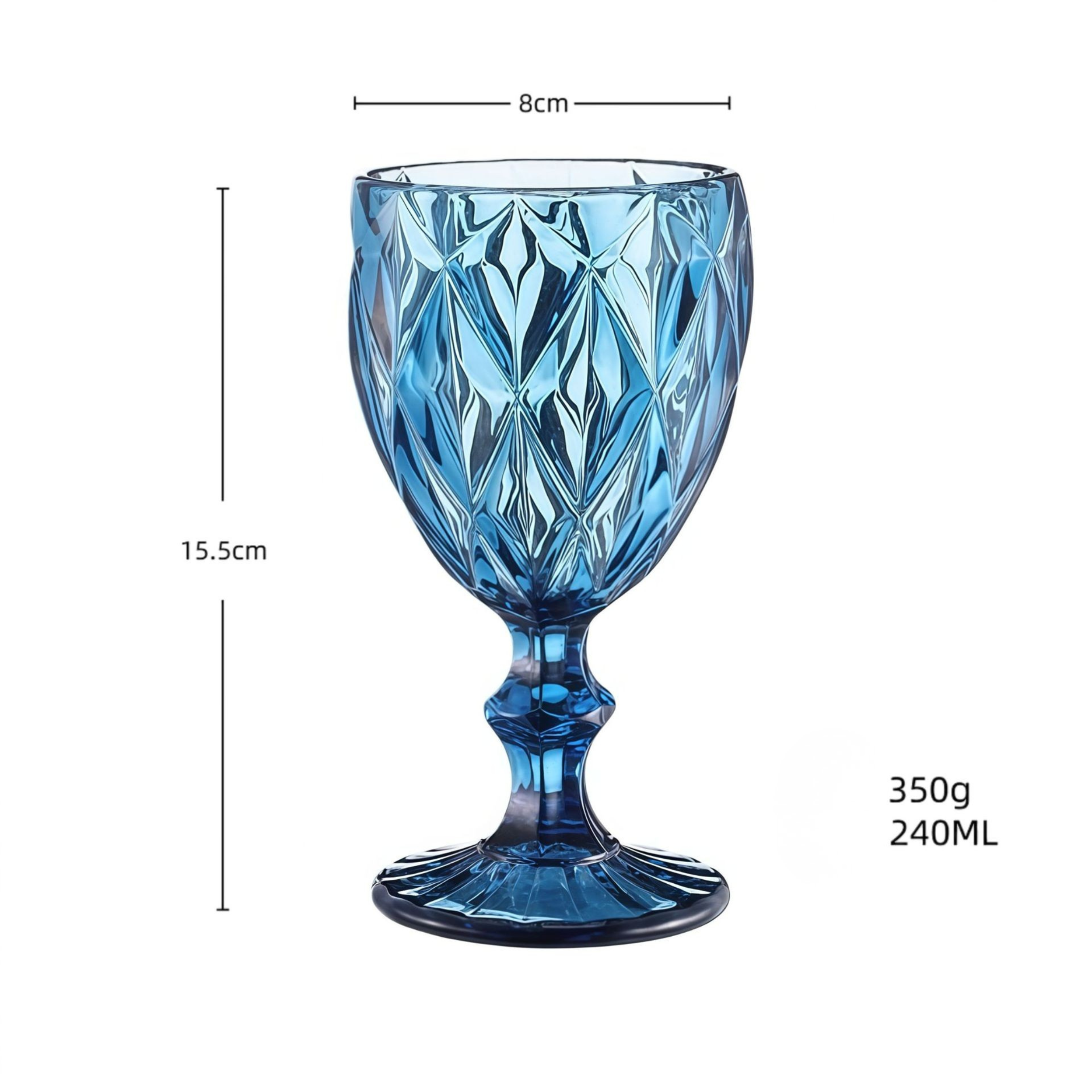 Vintage European Style Goblet Glass