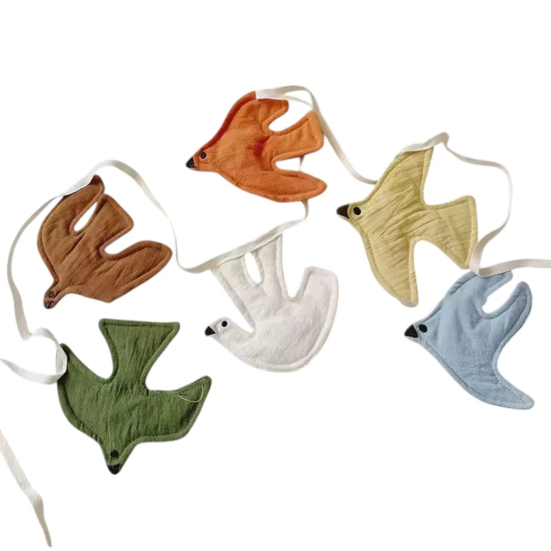 Fabric Bird Garland | Nursery & Kids Room Wall Decor