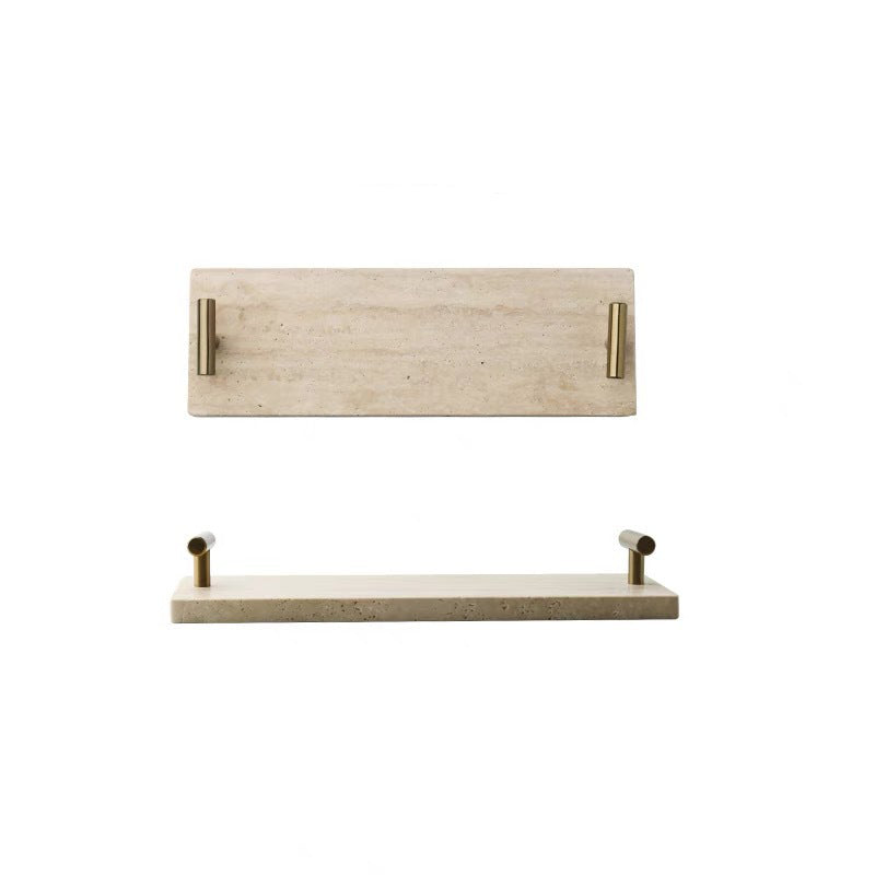 Yellow Travertine Storage Tray