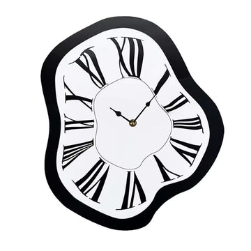 Artistic Melting Wall Clock | Silent Movement | Acrylic Minimalist Decor