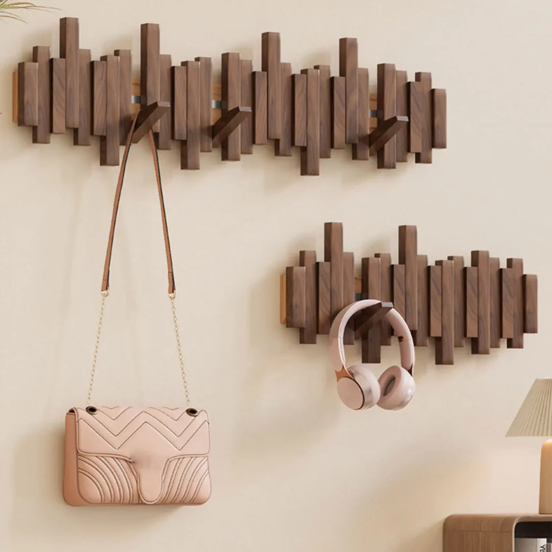 WOODSYNC – Modern Folding Wall Hook Rack