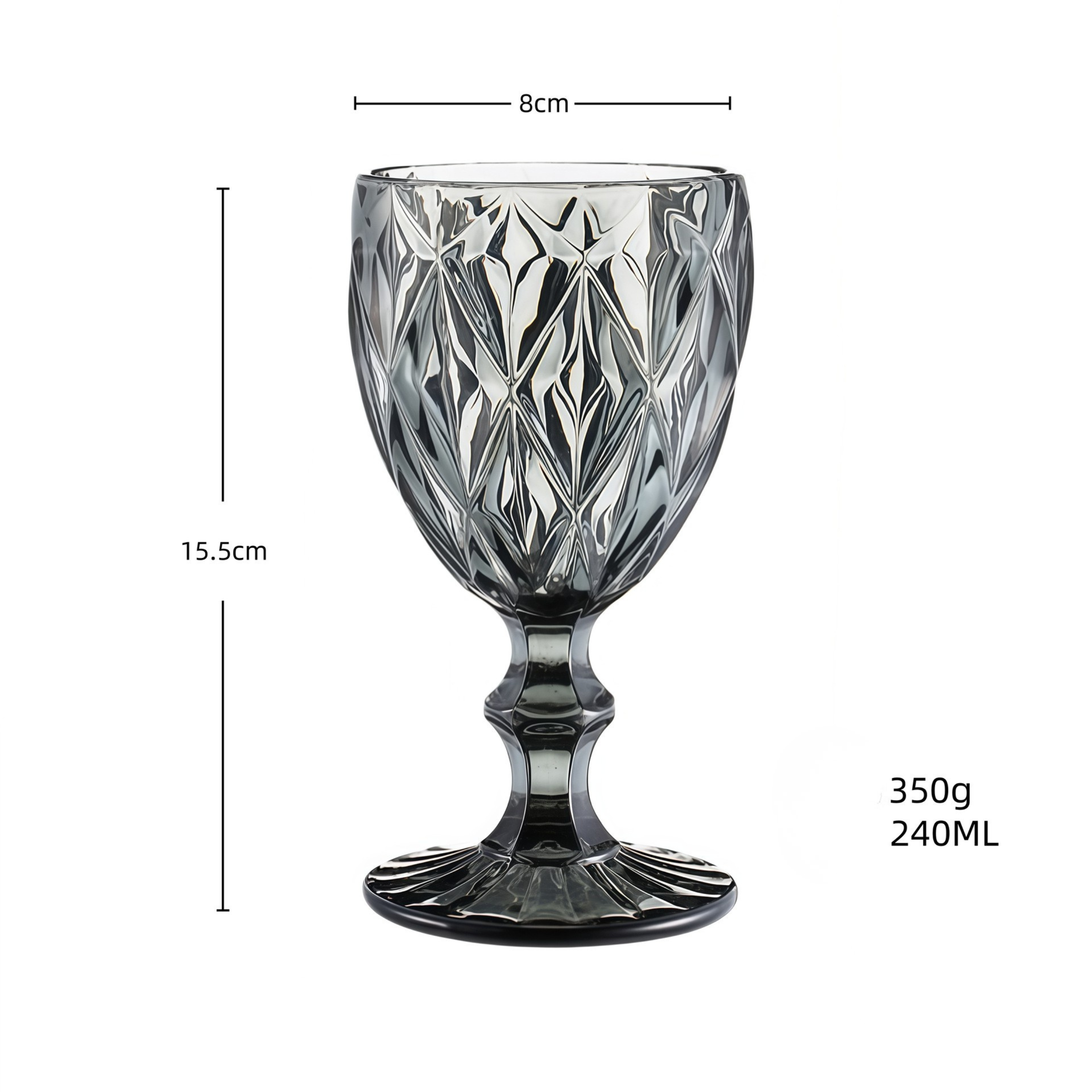 Vintage European Style Goblet Glass