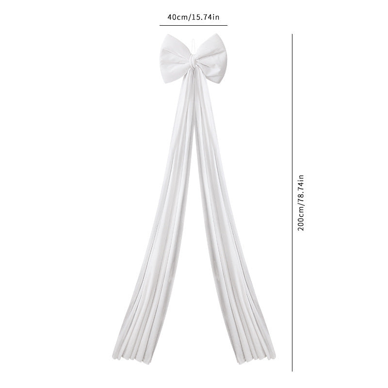 Royal Velvet Christmas Bow with Flowing Tails