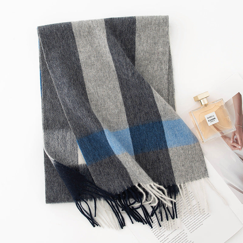 Wool Plaid Scarf