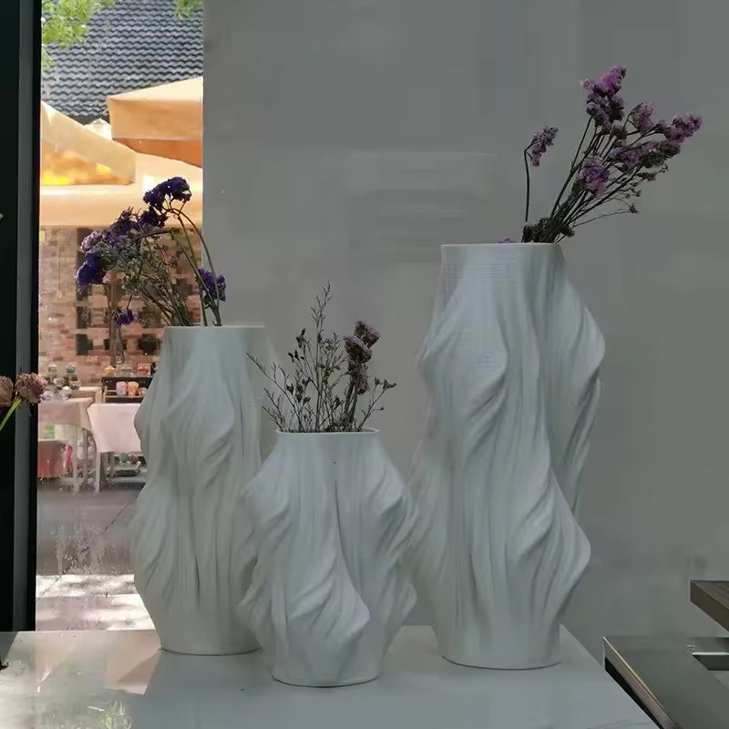 Modern 3D-Printed Ceramic Vase
