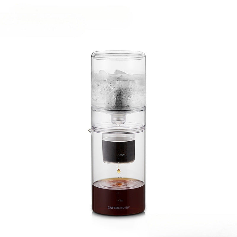 Cold Brew Coffee Maker – Slow Drip Glass Brewer 600ml