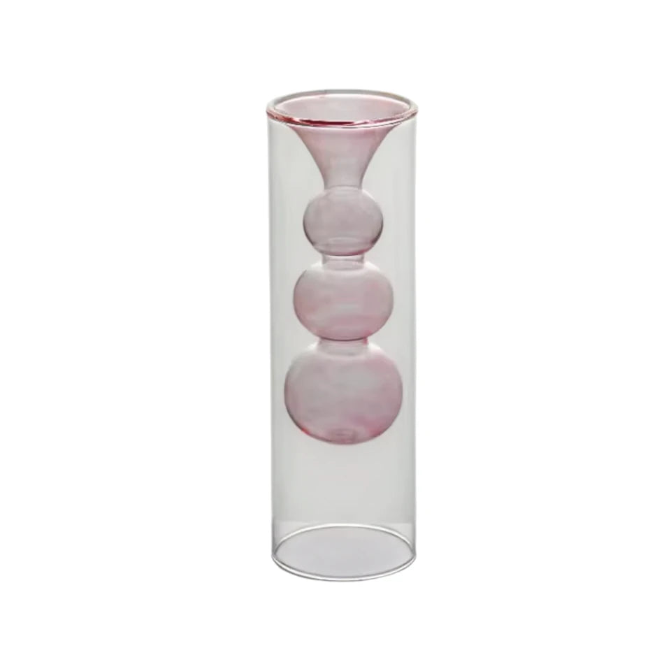 Celeste Dual-Layer Glass Vase
