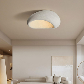 Wabi Sabi Ceiling Light - Sculptural Stone Design