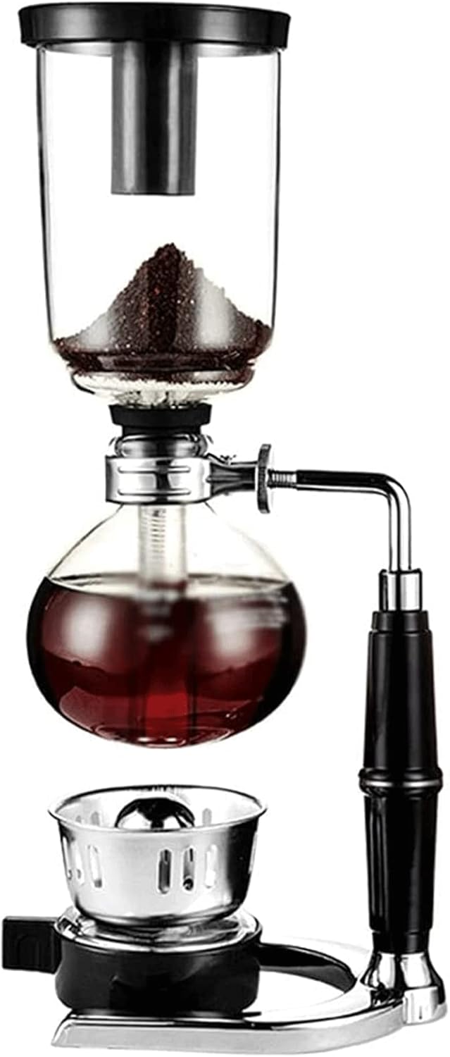 Siphon Coffee Maker | Vacuum Pot Brewer with Heat-Resistant Glass