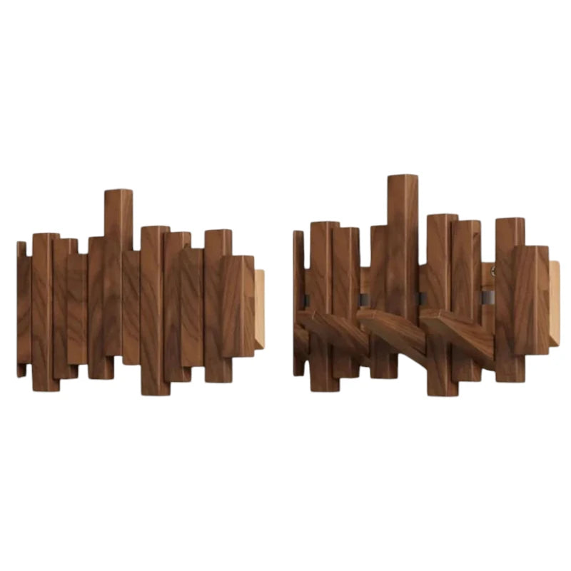 WOODSYNC – Modern Folding Wall Hook Rack