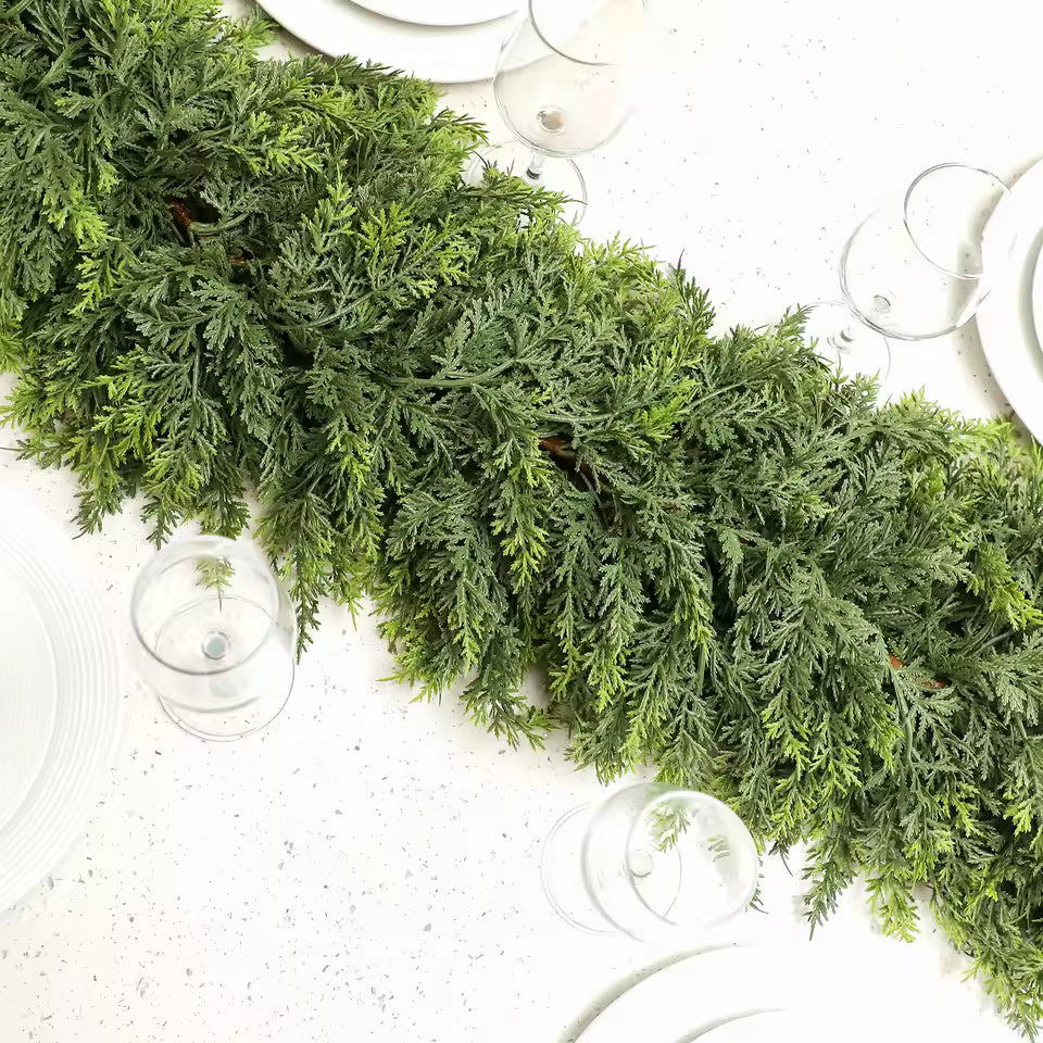 Christmas Greenery for Home & Fireplace Decor