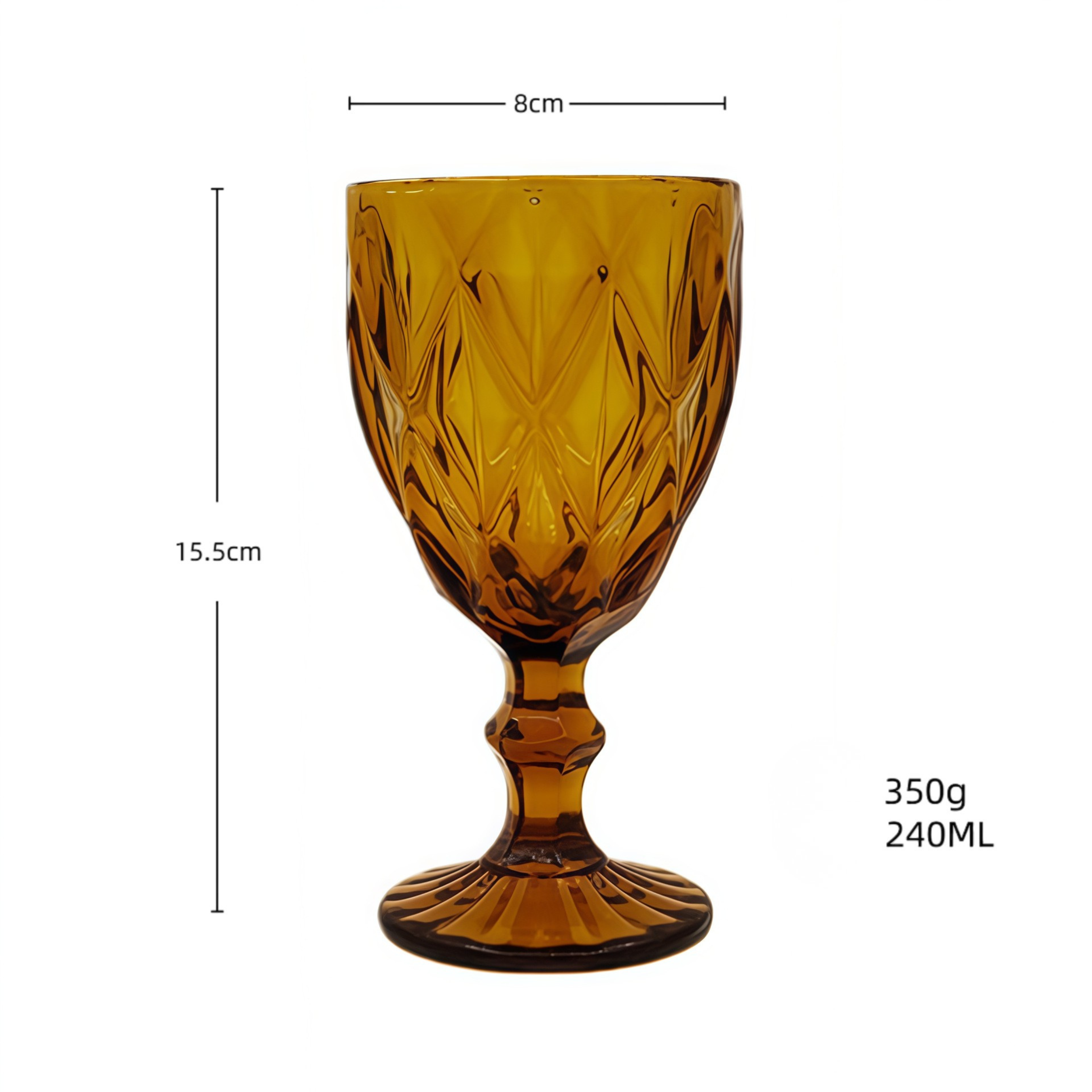 Vintage European Style Goblet Glass