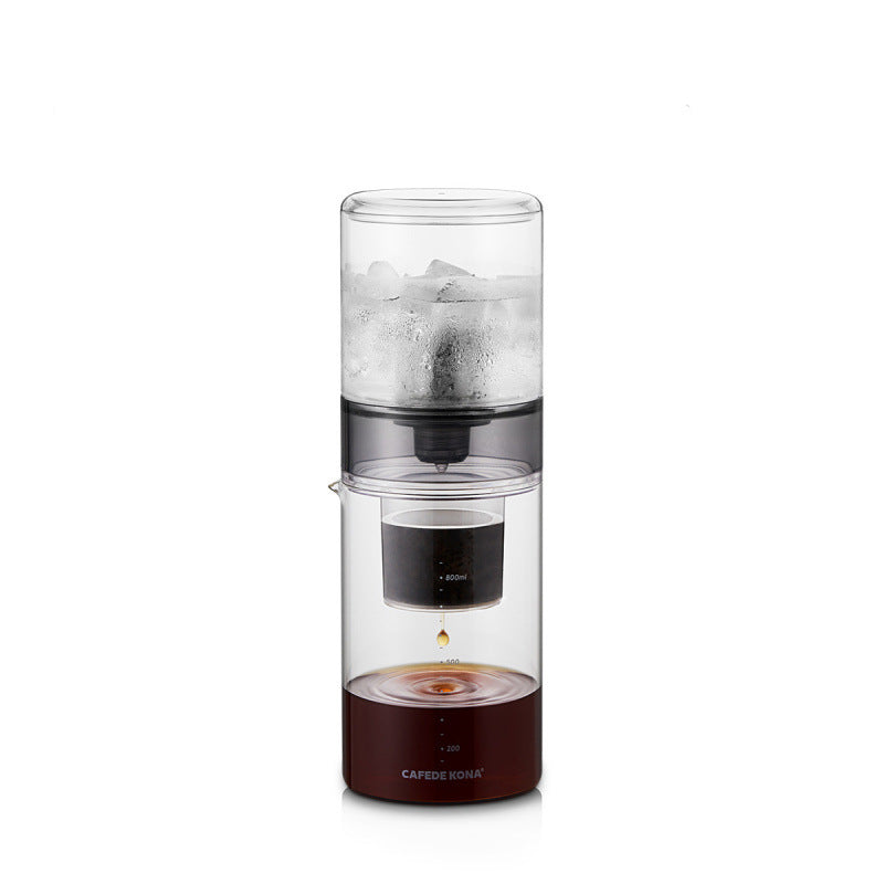Cold Brew Coffee Maker – Slow Drip Glass Brewer 600ml