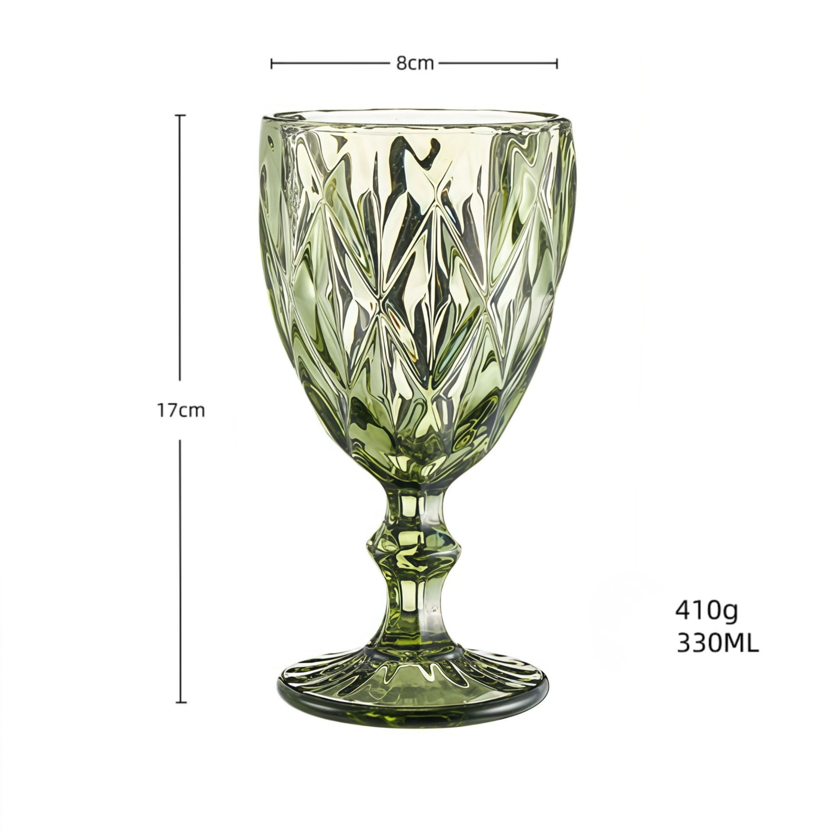 Vintage European Style Goblet Glass