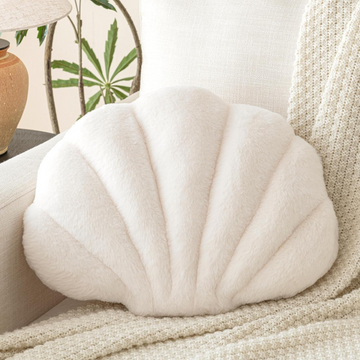 Shell Shaped Throw Pillow
