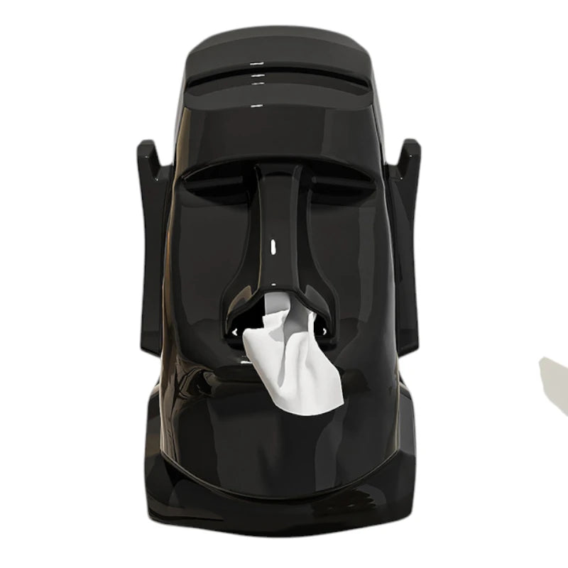 Creative Moai | Gypsum Tissue Box & Headphone Stand