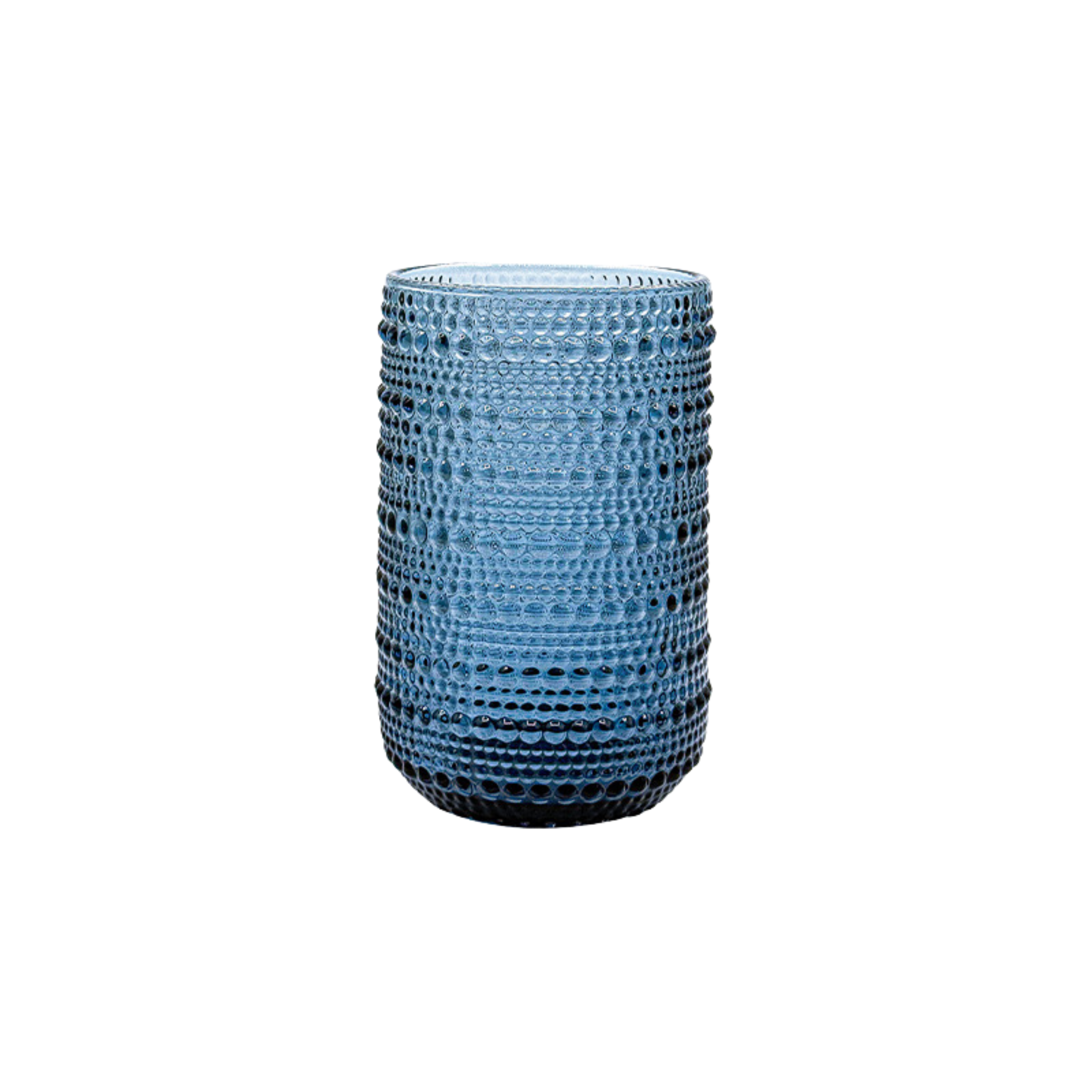 Colored Hobnail Drinking Glasses