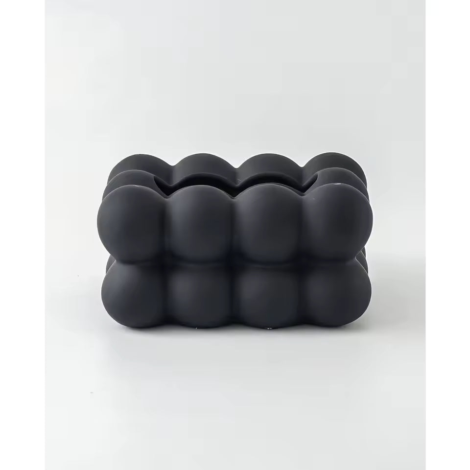 Marshmallow Flocking Tissue Box