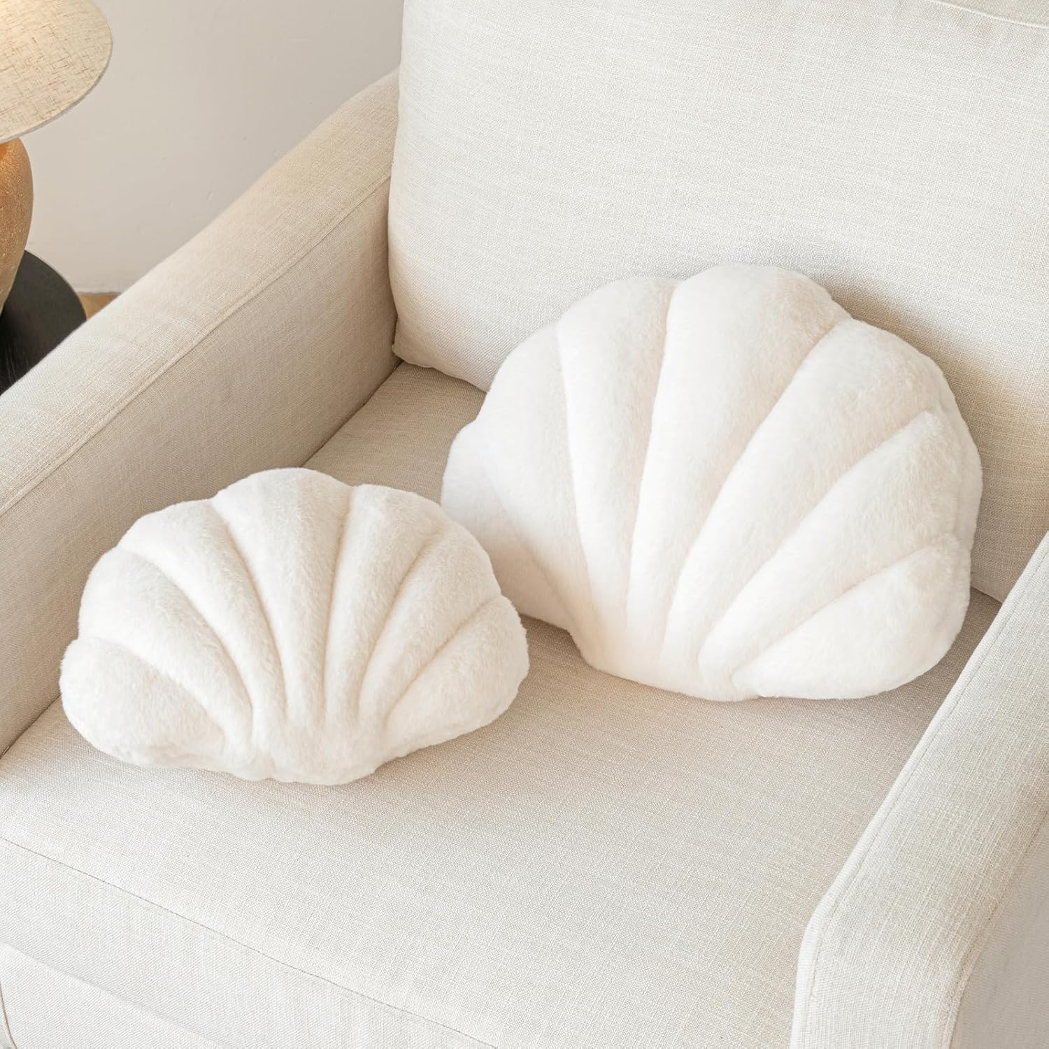 Shell Shaped Throw Pillow