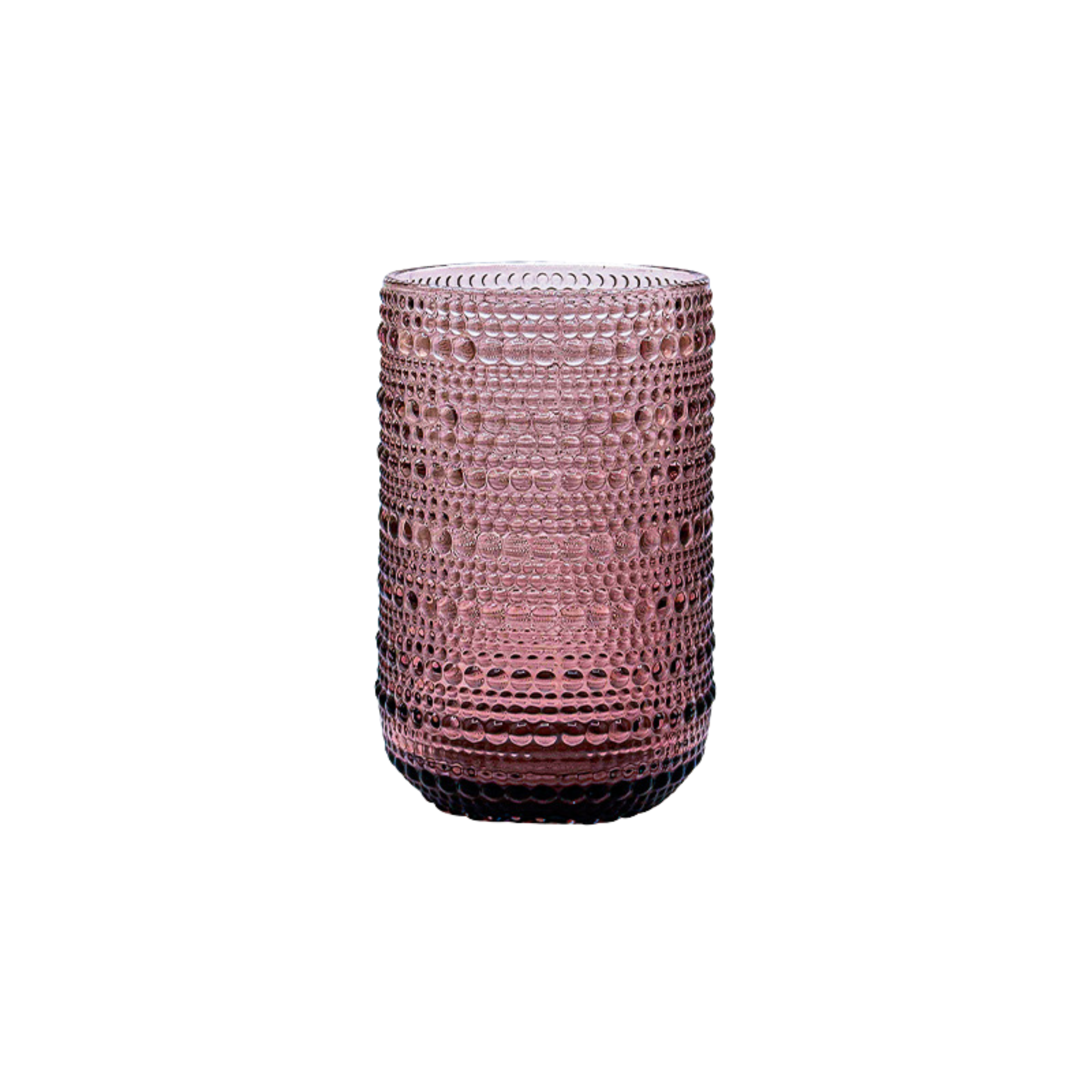 Colored Hobnail Drinking Glasses
