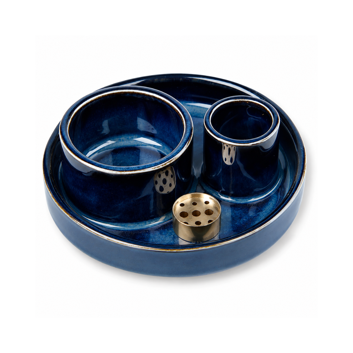 Midnight Blue Incense Holder 4-in-1 Burner