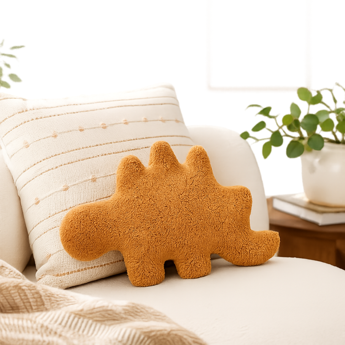 Dinosaur Nugget Plush Pillow